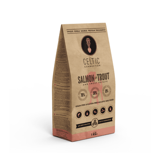 Celtic Connection Laks og Ørret med søtpotet – 1 kg