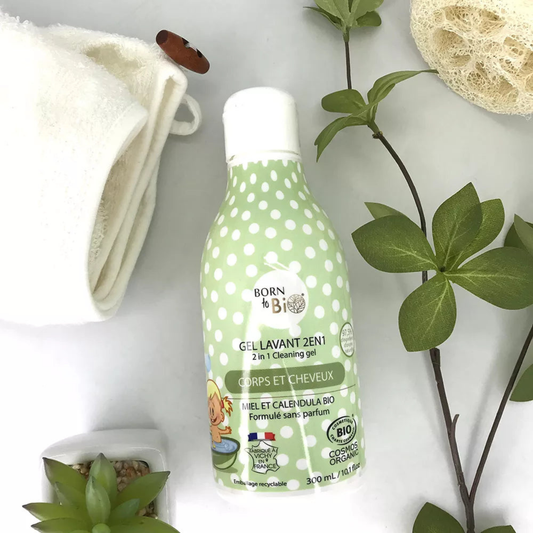 2 in 1 Cleansing Gel for Baby – Certified Organic 300 ml