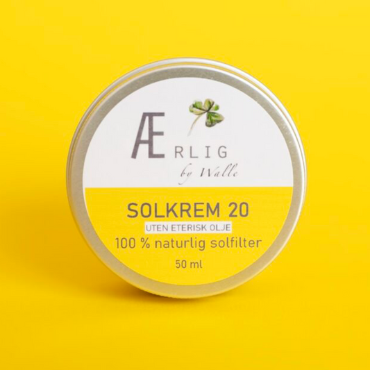 Ærlig by Walle solkrem faktor 20 50 ml
