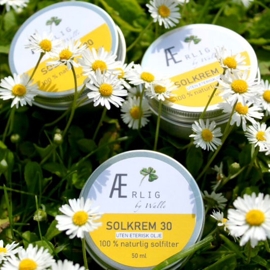 Ærlig by Walle solkrem faktor 30 50 ml