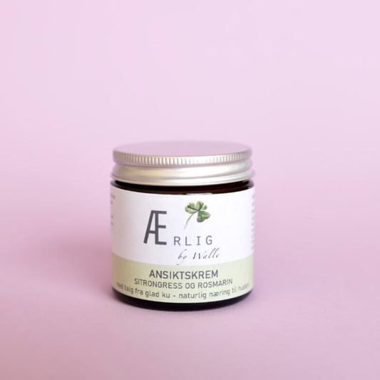 Ansiktskrem med sitrongress og rosmarin