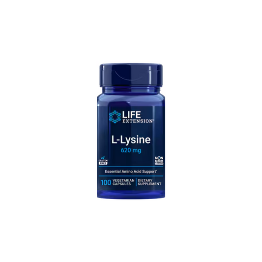 L-Lysine – 620 mg, 100 kapsler