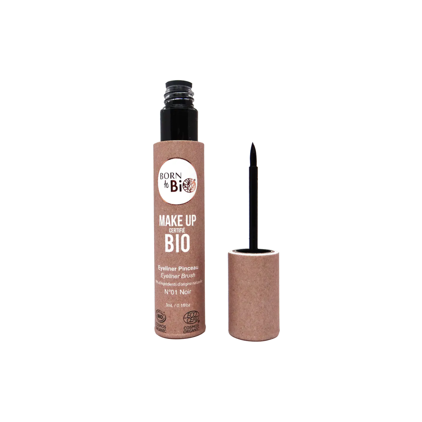 Liquid Eyeliner – Certified Organic Black N°01