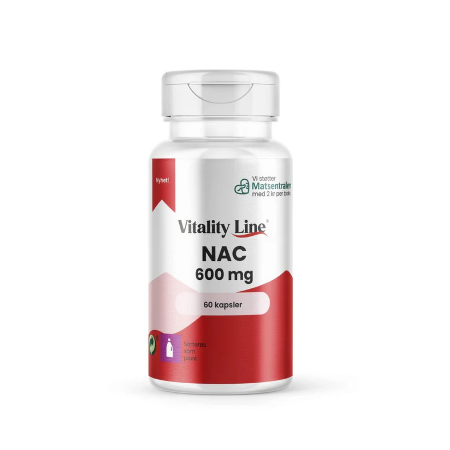 NAC 600 mg – 60 kapsler