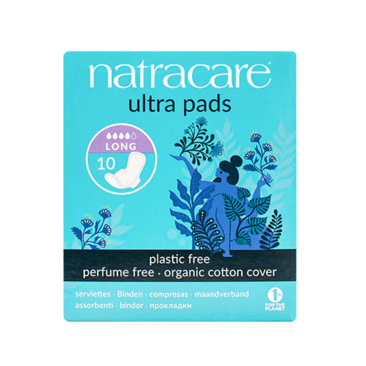 Natracare Long med vinger - 10 stk