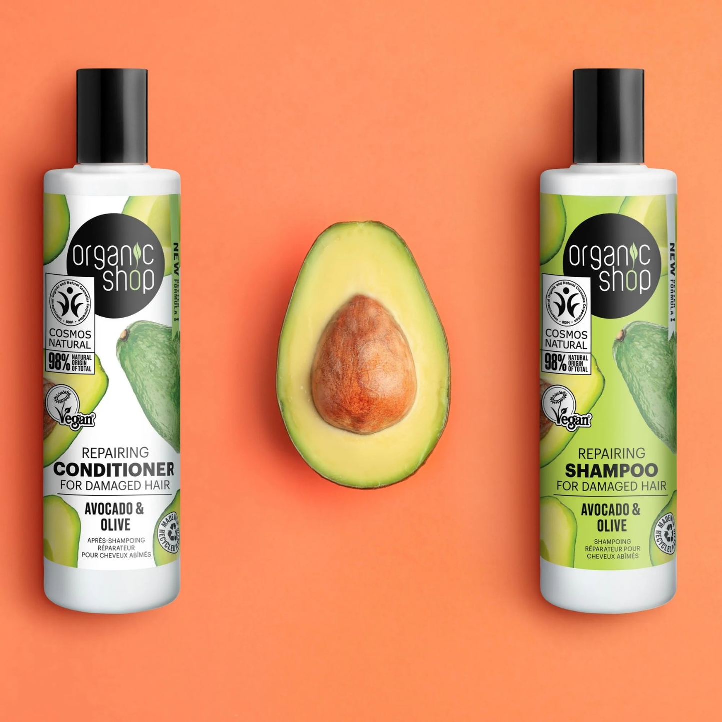 Organic Shop Repairing Shampoo Avocado & Olive