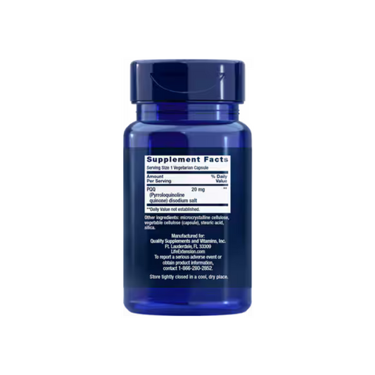 PQQ - 20 mg, 30 kapsler