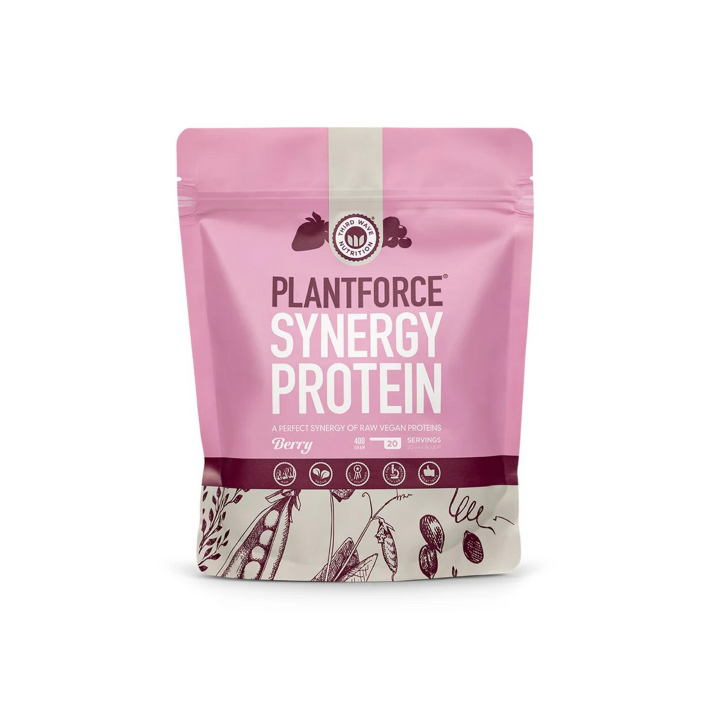 Planteforce Synergy Protein Berry – 400 g