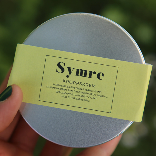 Symre kroppskrem med nesle, løvetann og ylnag-ylang 60 ml