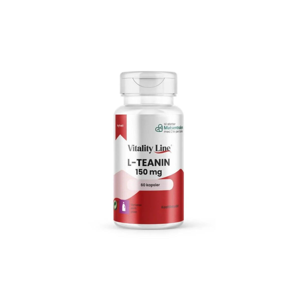 Vitality Line L-Teanin 150 mg – 60 kapsler