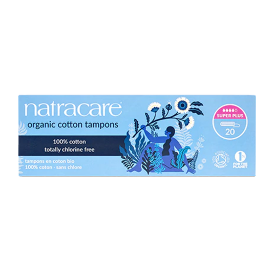 Natracare Organic Cotton Tampons Super Plus – 20 stk