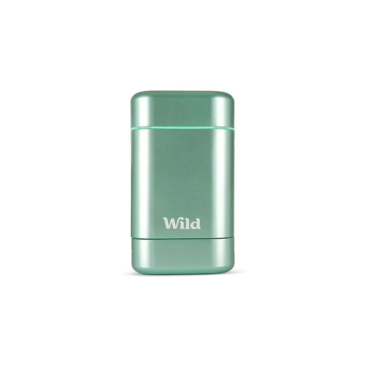 Wild deo starterpakke fresh cotton & sea salt -mintgrønn etui + refill 40 g