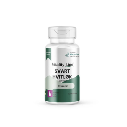 Svart Hvitløk 500 mg 60 kapsler