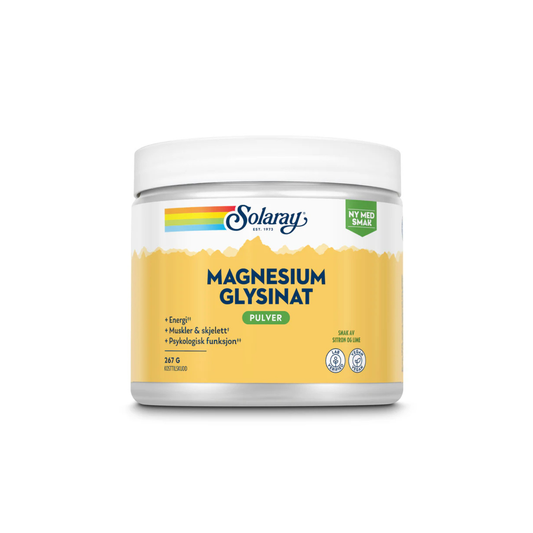 Magnesium Glysinat Pulver Sitron & Lime