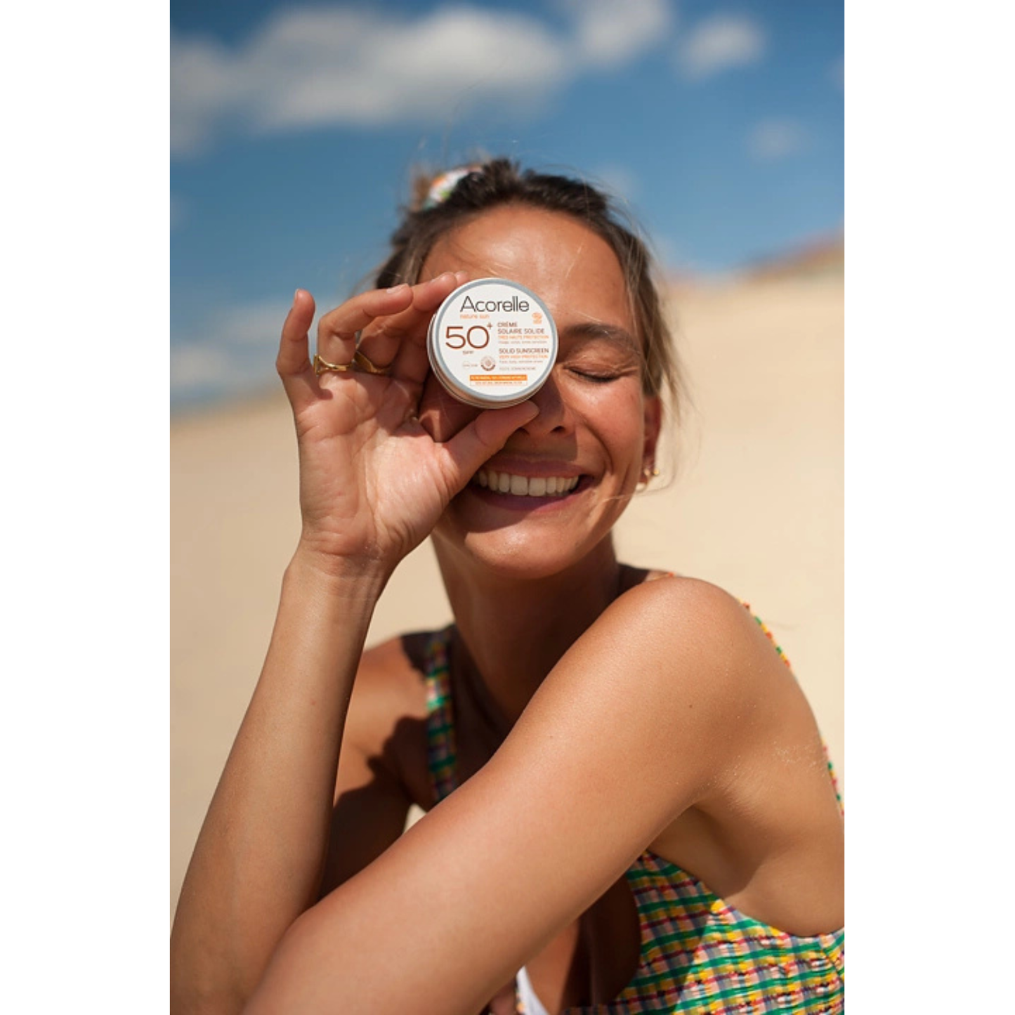 Acorelle Solid Sunscreen SPF50+ Beige 20g