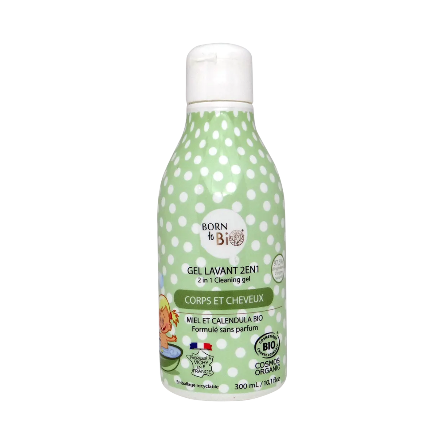 2 in 1 Cleansing Gel for Baby – Certified Organic 300 ml