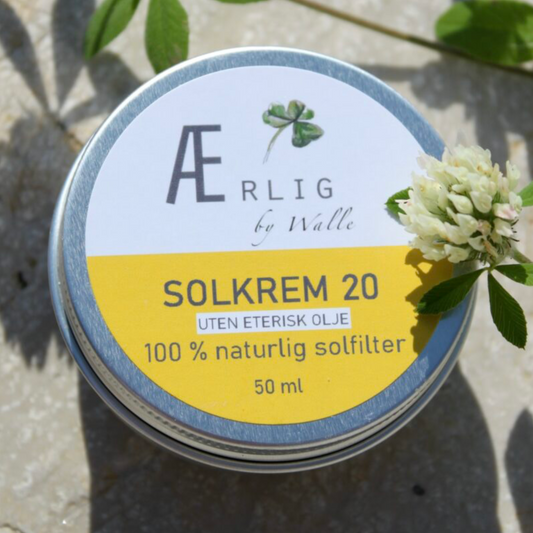 Ærlig by Walle solkrem faktor 20 50 ml
