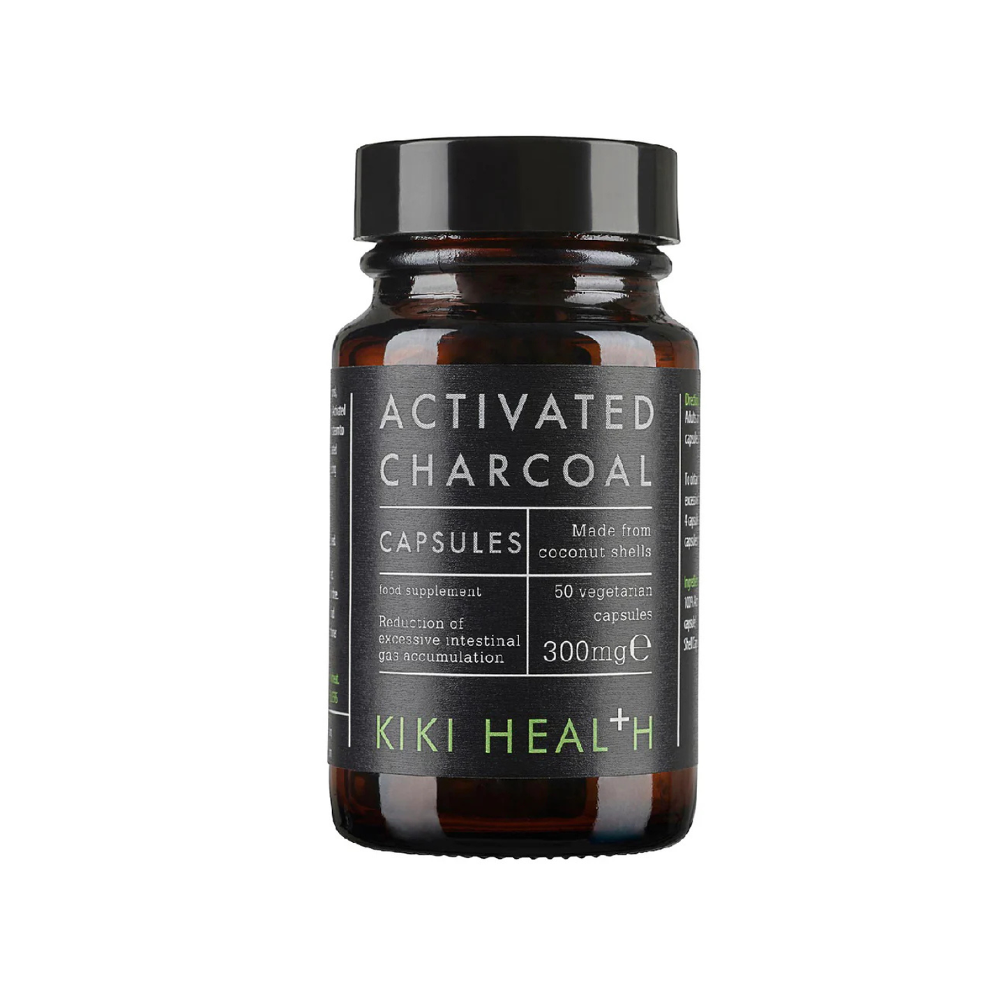 Activated Charcoal 300 mg 50 kapsler