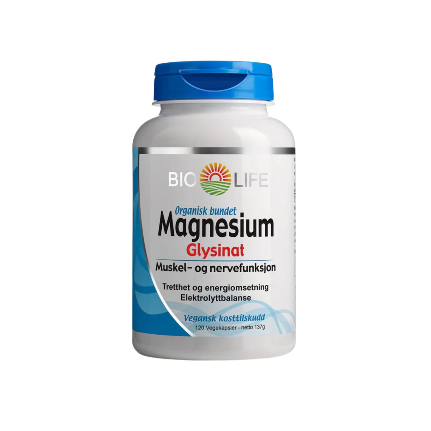 Bio-Life Magnesium Glysinat – 120 kapsler