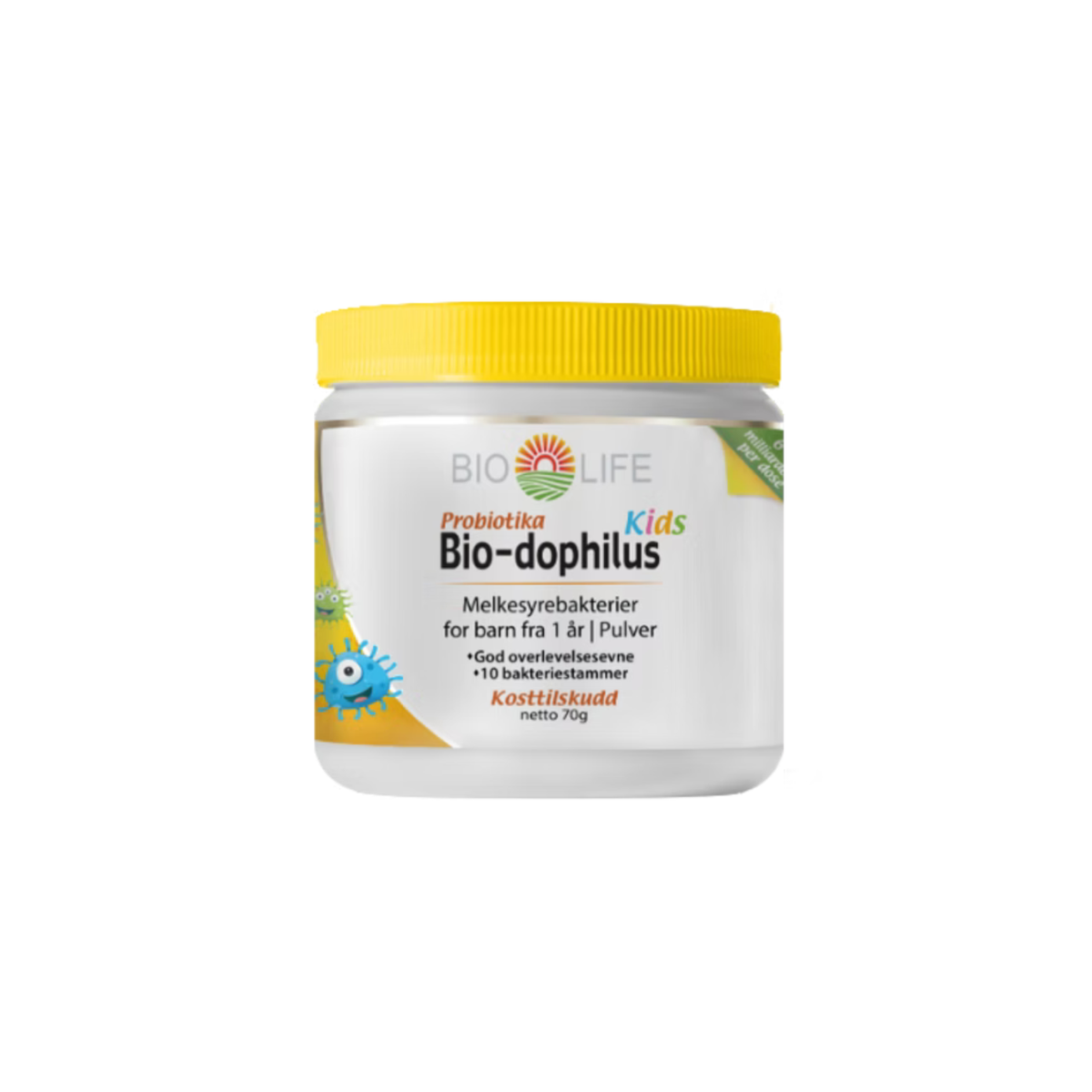Bio Life Bio-Dophilus Kids – 70 g | Bio Life – Økostjerna