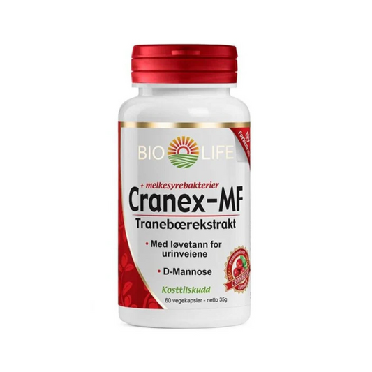 Cranex-MF Tranebærekstrakt – 60 kapsler