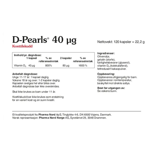 D-Pearls 40 µg