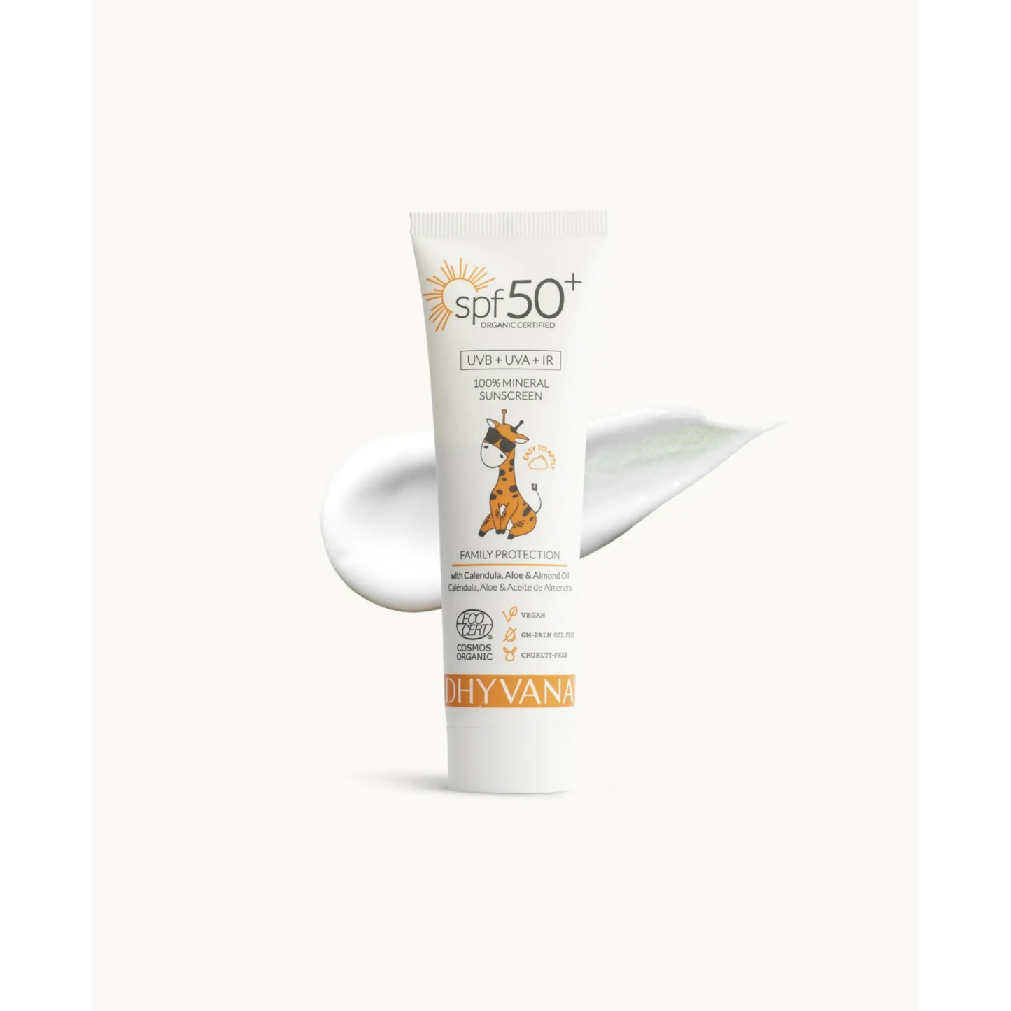 Dhyvana Baby & Family Sun Cream SPF50+