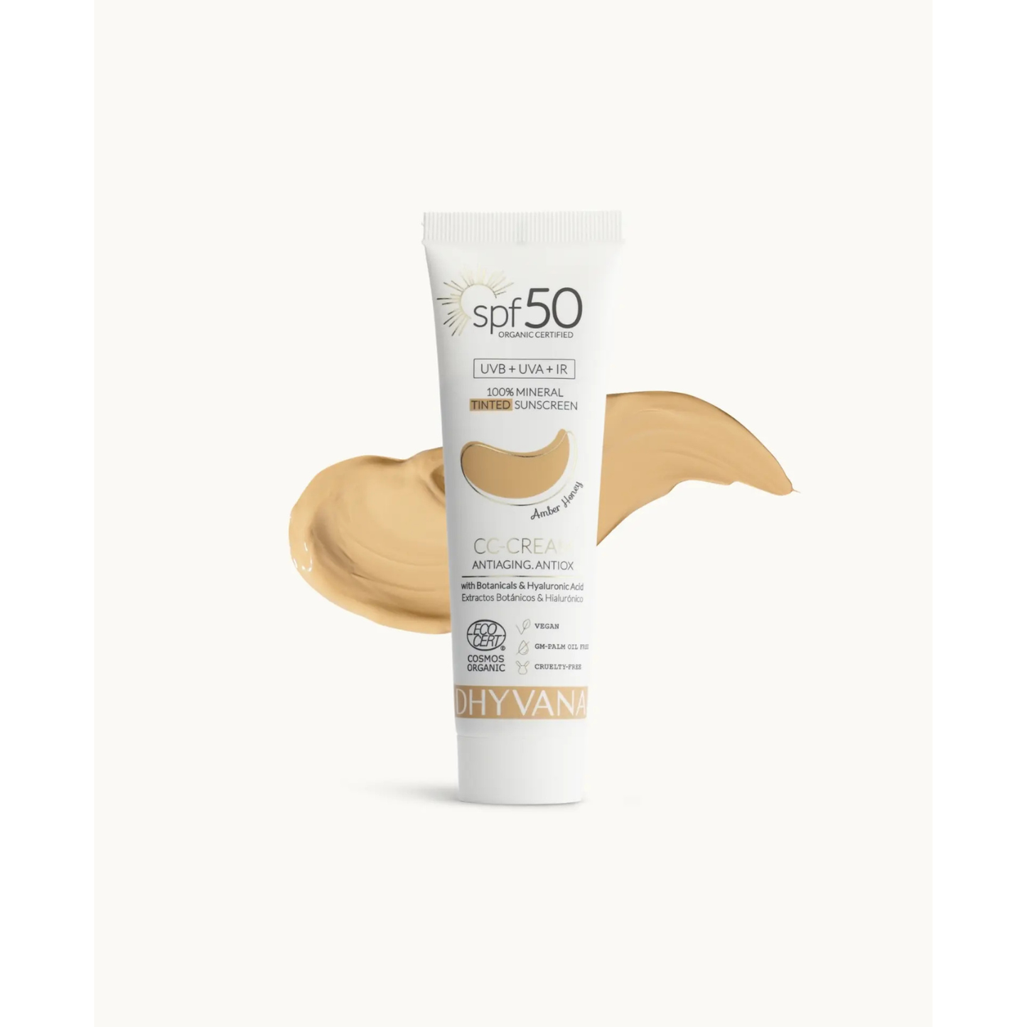 Dhyvana CC cream SPF50 Golden Beige (Light)