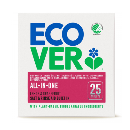 ECOVER Oppvaskmaskintabletter All-in-One – 25 tabletter