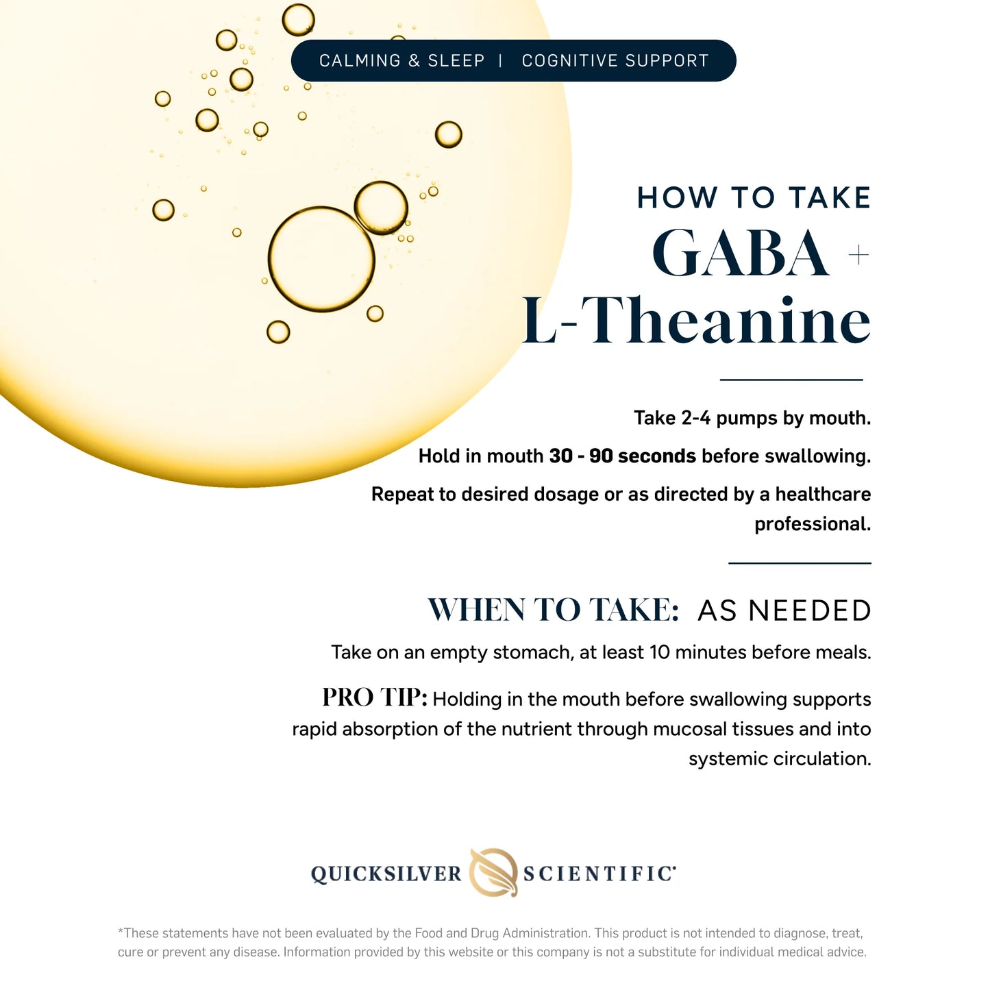 GABA + L-Theanine – 50 ml