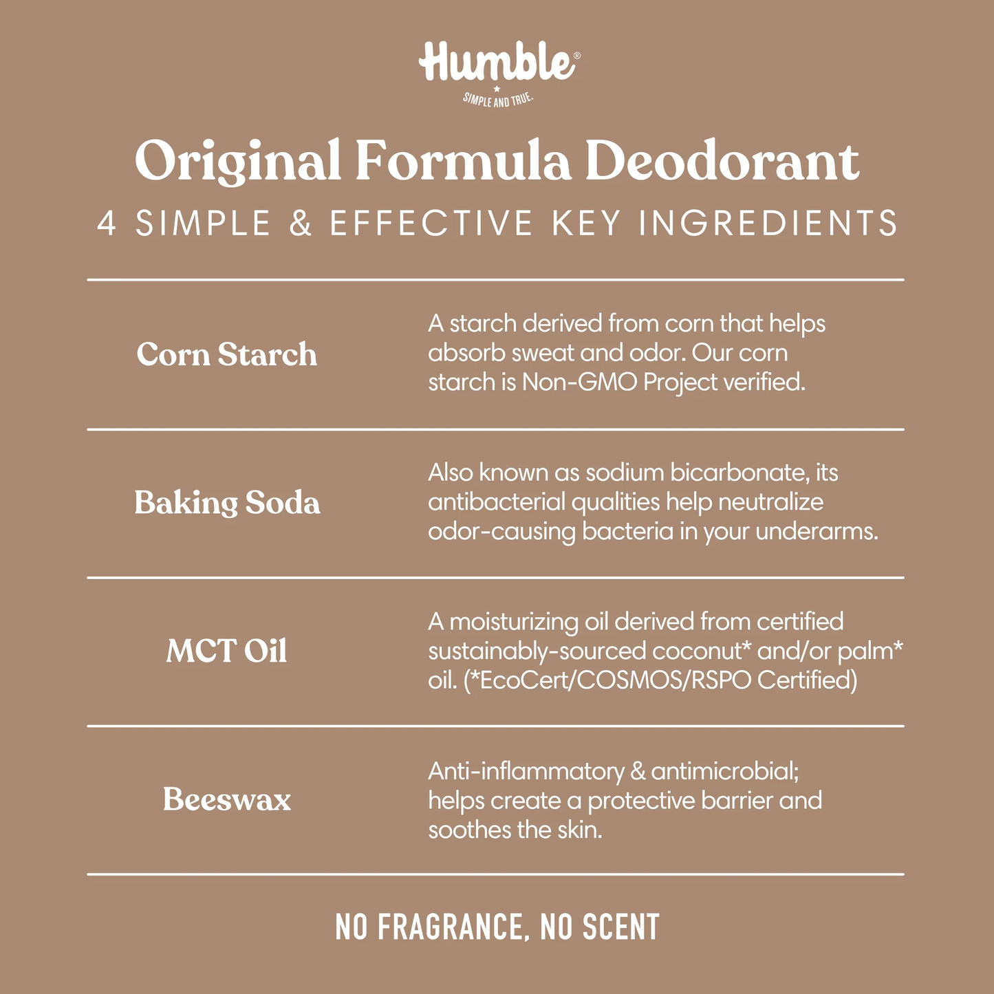 Deodorant – Simply Unscented 70 g
