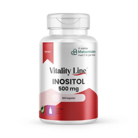 Inositol 500 mg 100 kapsler
