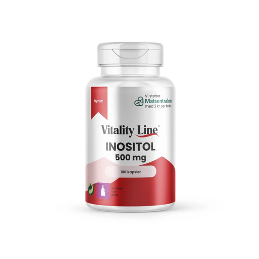 Inositol 500 mg 100 kapsler