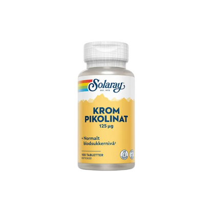 Krom Pikolinat 125 µg – 100 tabletter