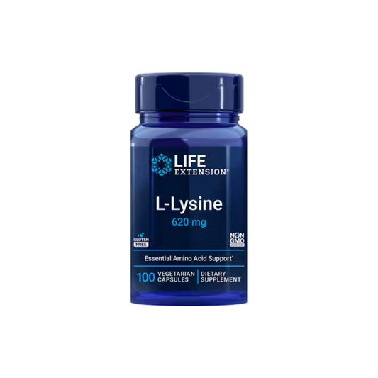 L-Lysine – 620 mg, 100 kapsler
