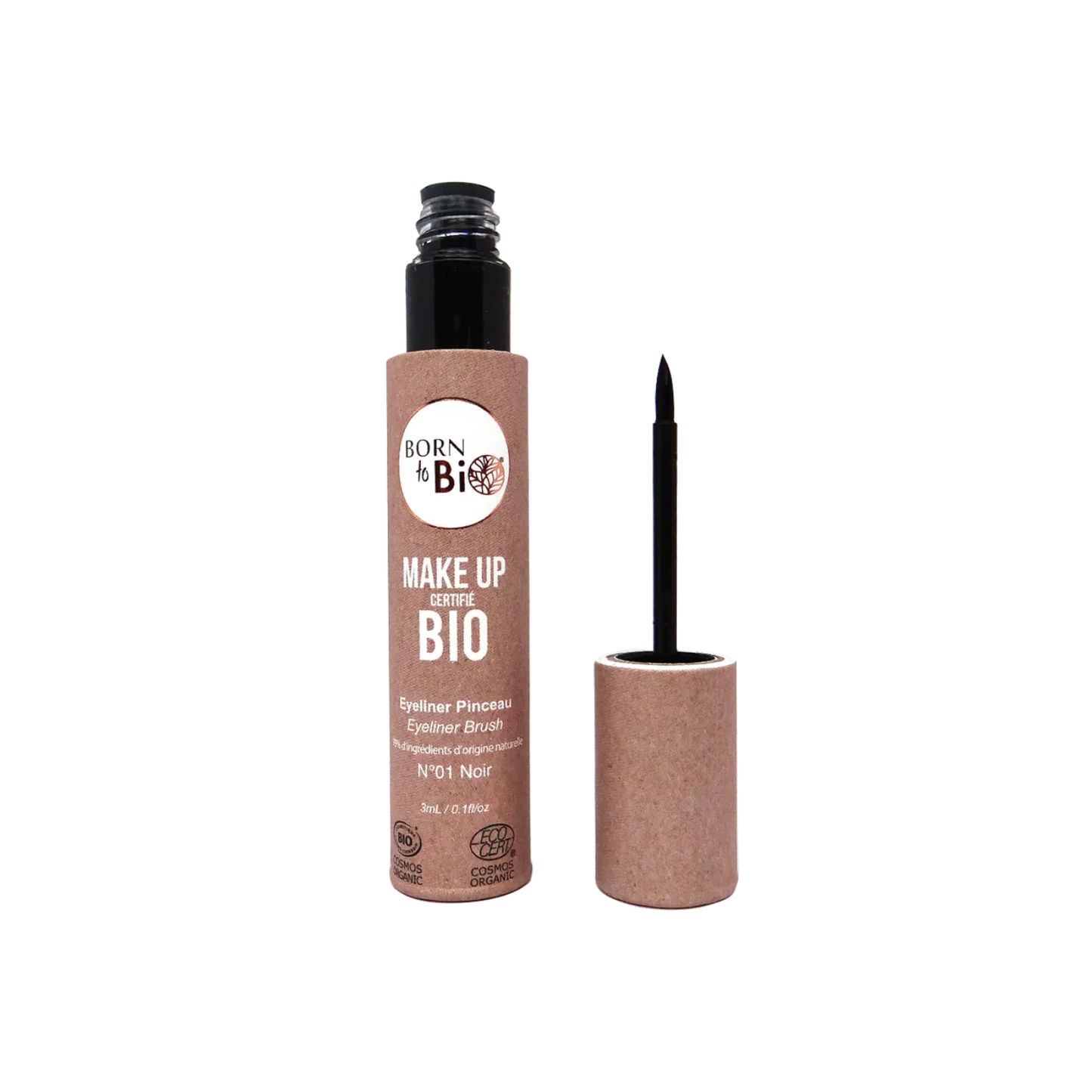 Liquid Eyeliner – Certified Organic Black N°01