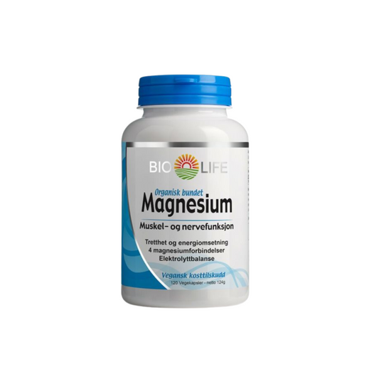 Magnesium – 120 kapsler