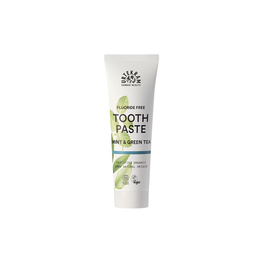 Tannkrem - Mint & Green Tea uten fluor 75 ml