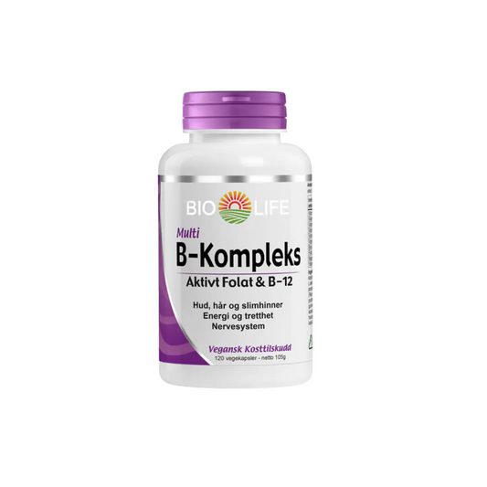 Multi B-Kompleks – 120 kapsler