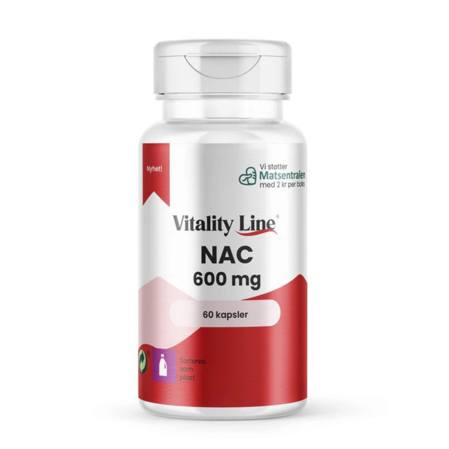 NAC 600 mg – 60 kapsler