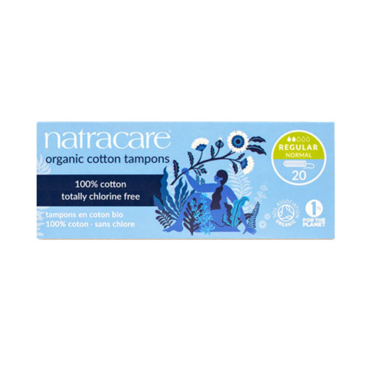 Natracare Organic Cotton tampons – Regular 20 stk