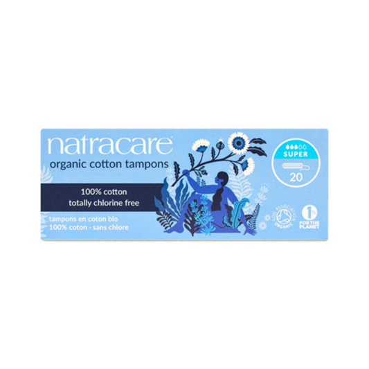 Natracare Organic Cotton tampons – Super 20 stk