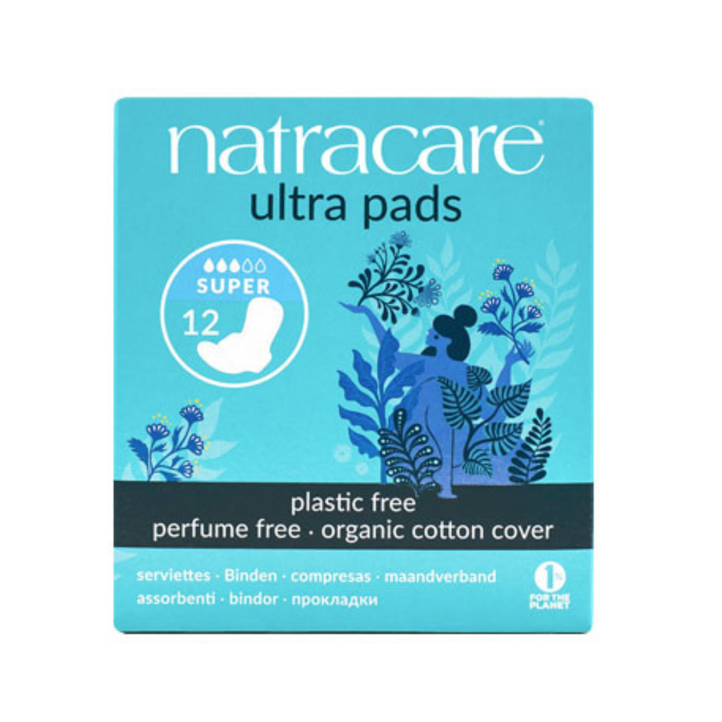 Natracare Super med vinger - 12 stk