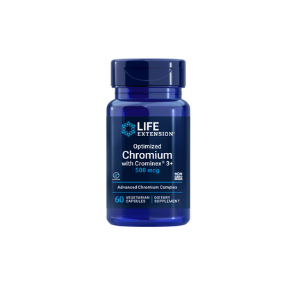 Optimized Chromium with Crominex® 3+ – 500 mcg, 60 kapsler