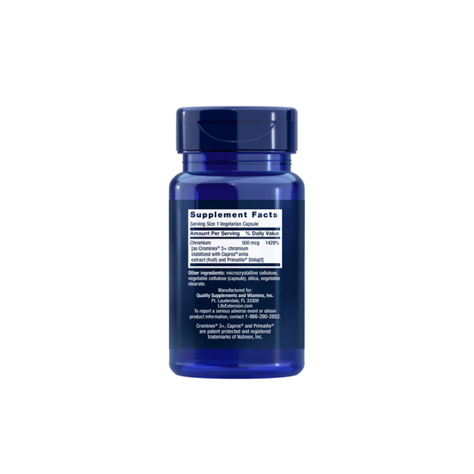 Optimized Chromium with Crominex® 3+ – 500 mcg, 60 kapsler