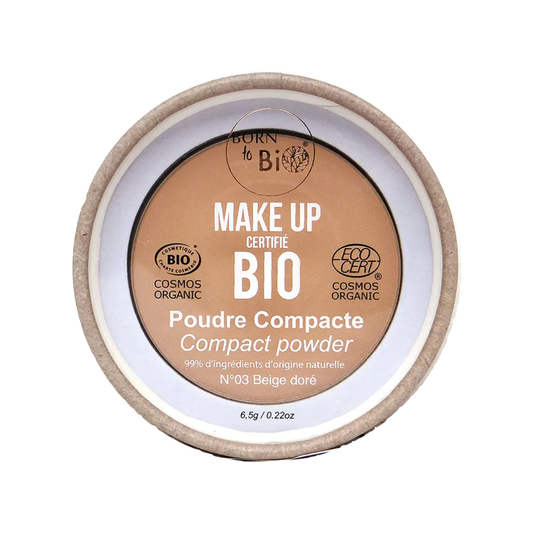 Organic Compact Powder – N°3 Beige Doré