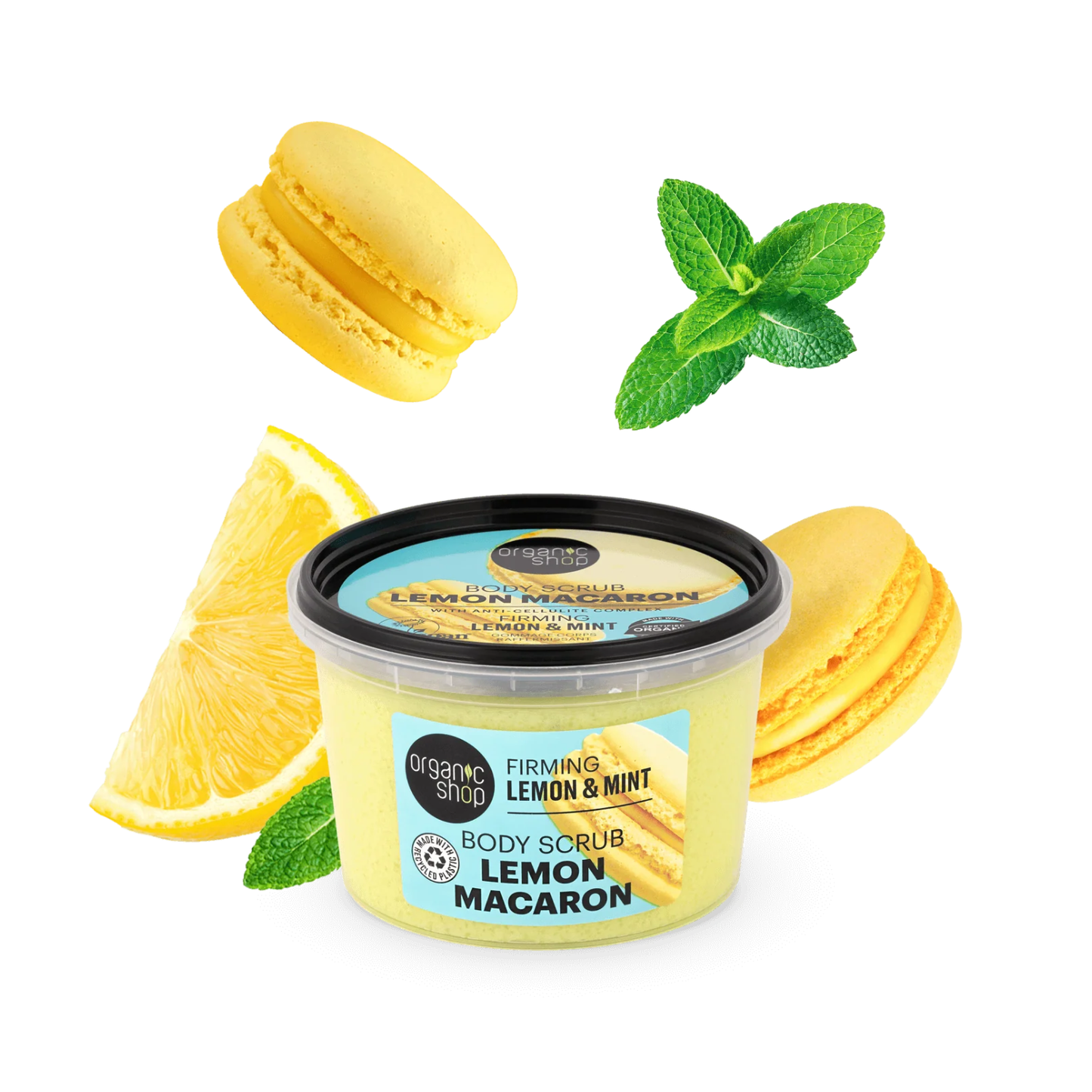Organic Shop Body Scrub Lemon & Mint