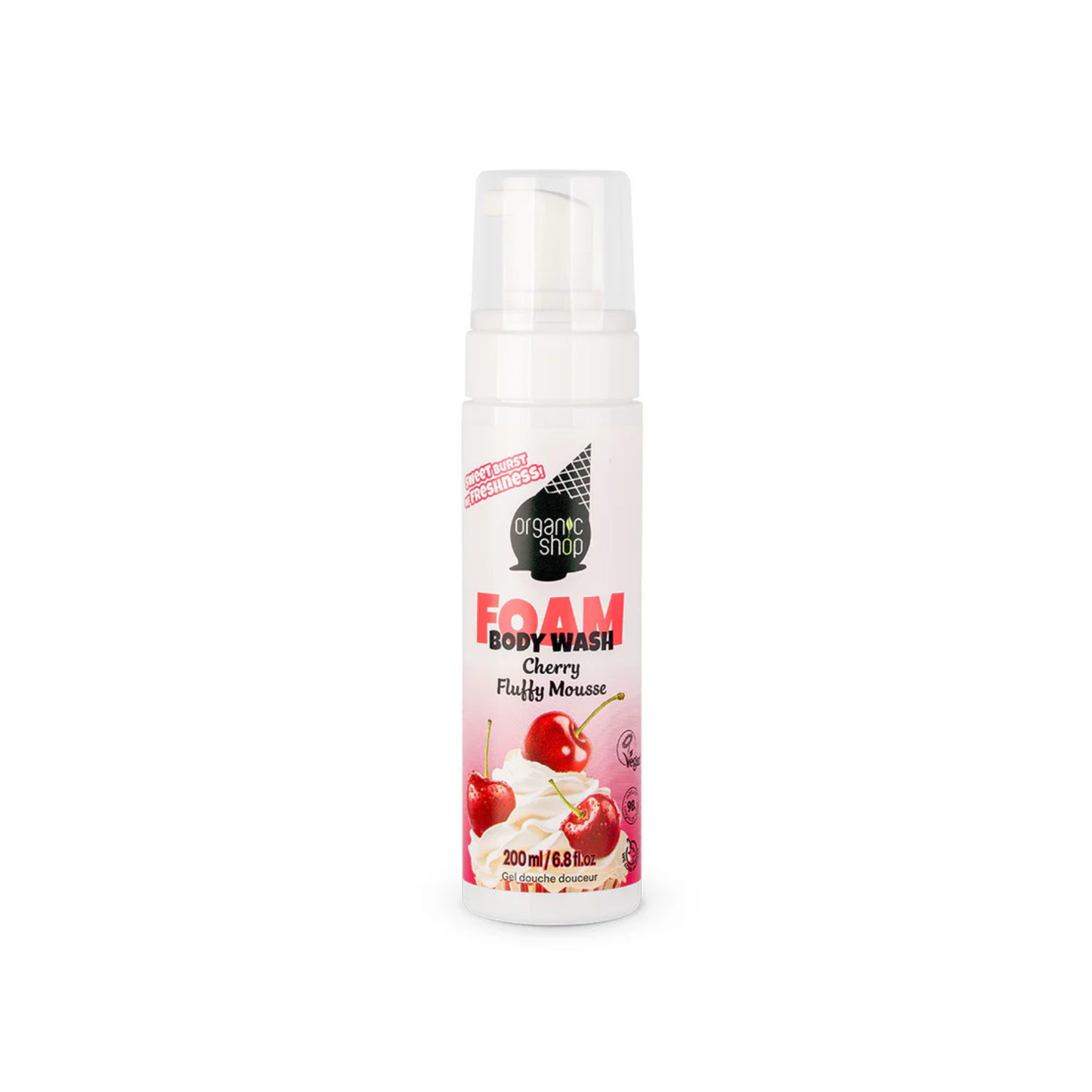 Organic Shop Body Wash Cherry
