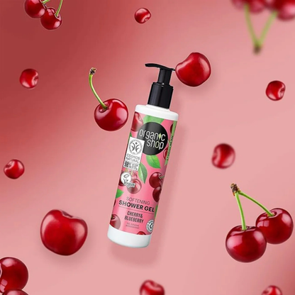 Organic Shop Shower Gel Cherry & Blueberry