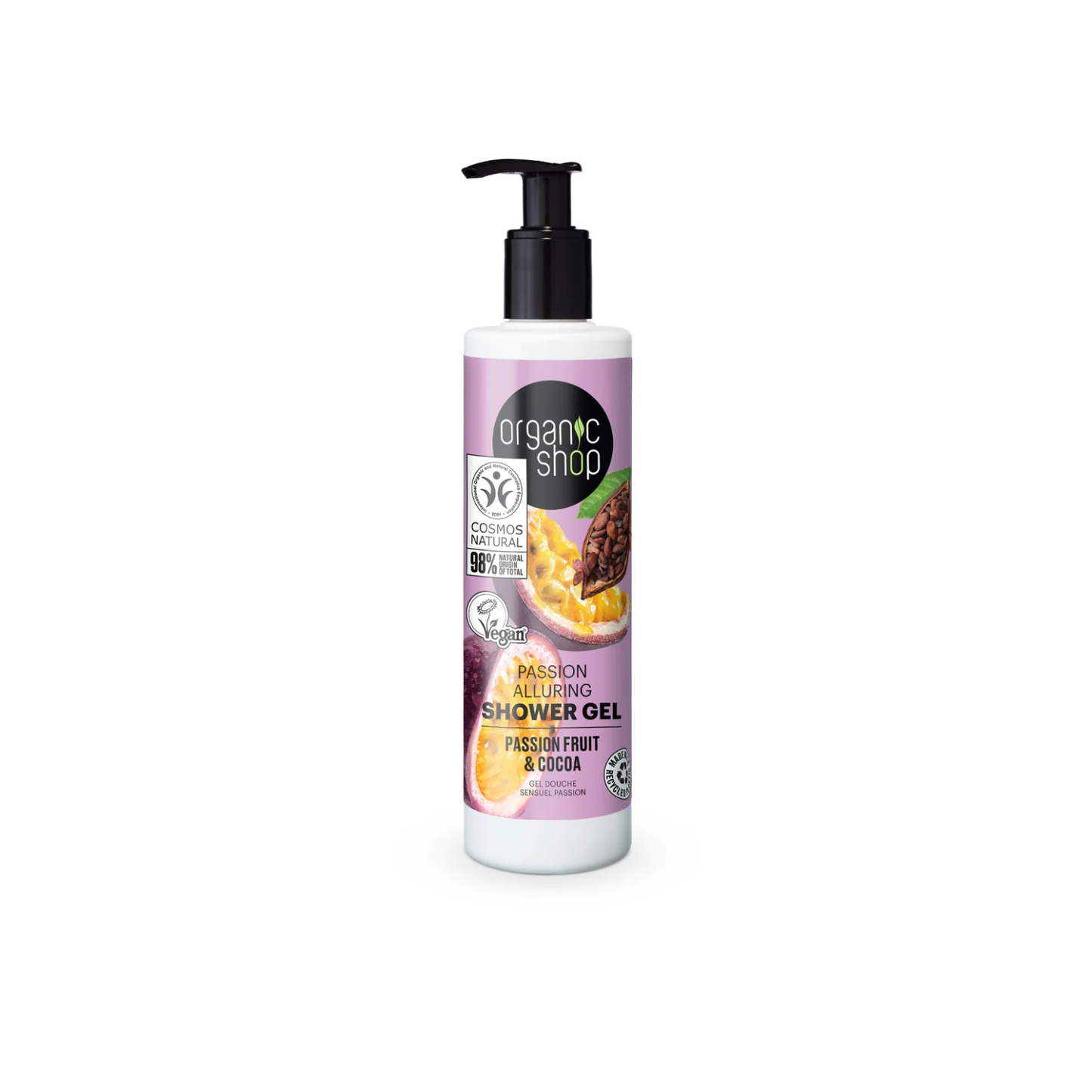 Organic Shop Shower Gel Passion Fruit & Cacao